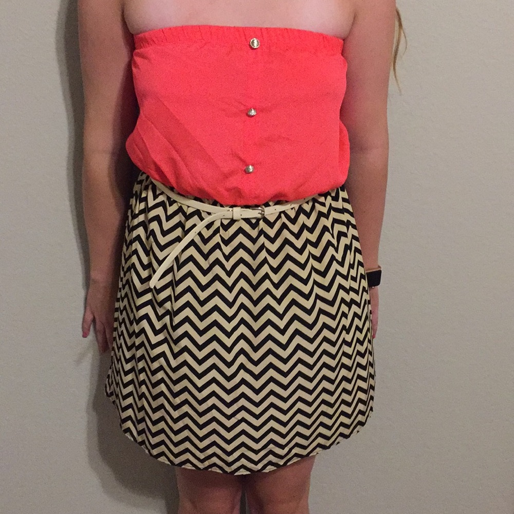 Strapless dress